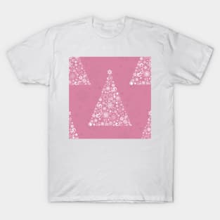 pink christmas tree T-Shirt